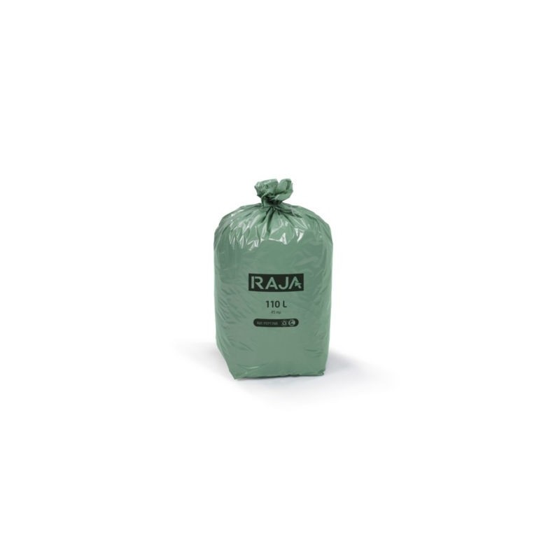 Sac poubelle recyclé 50 litres RAJA
