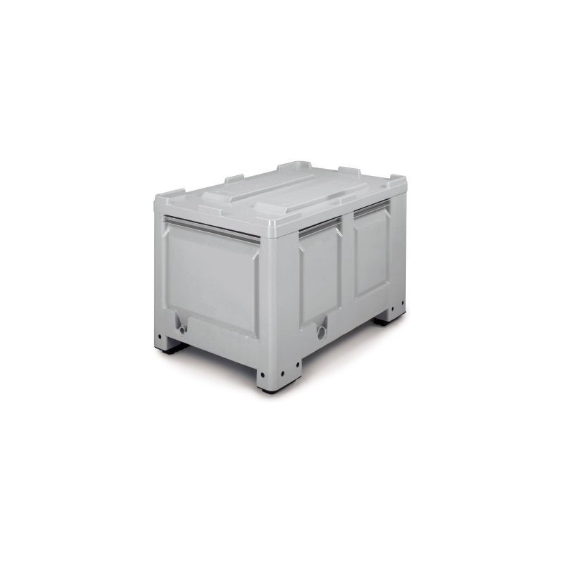 Caisse-palette plastique Big Box 670 l - Lot de 4