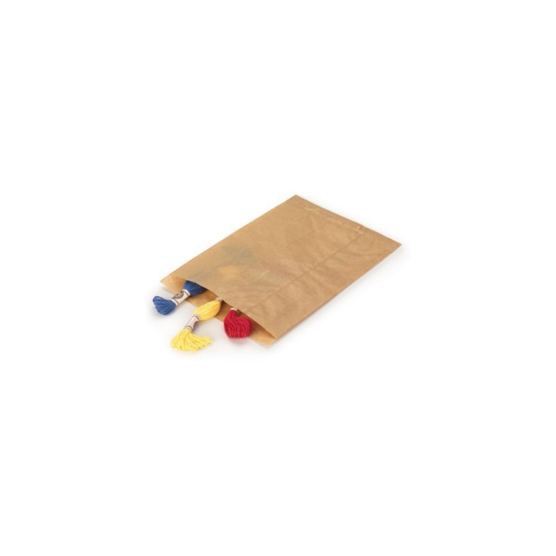 Sachet kraft brun économique plat 10 x 12 cm - Paquet de 1000
