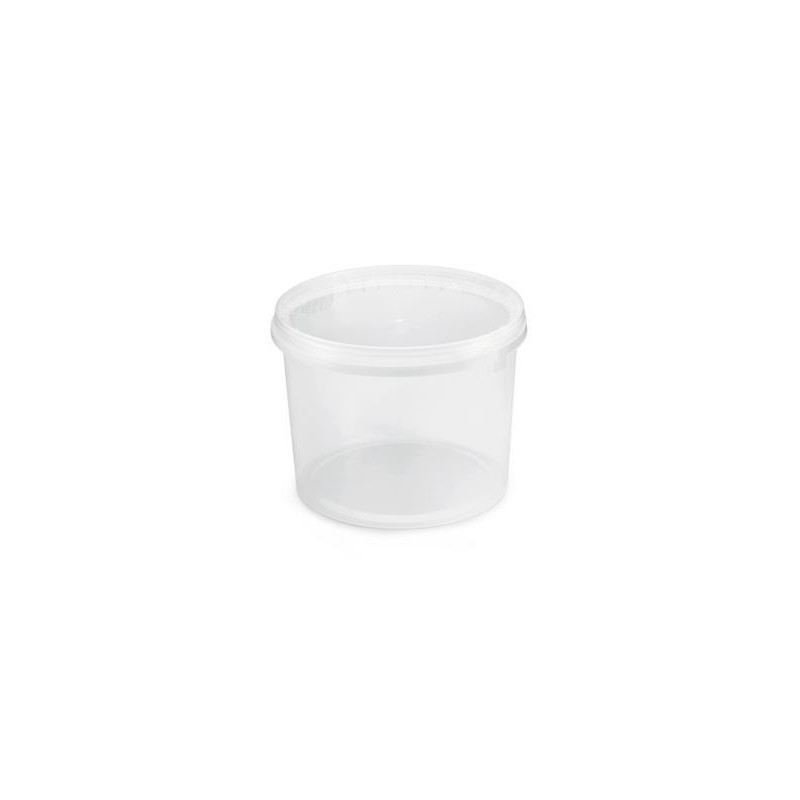 Seau transparent 1 l - Lot de 100