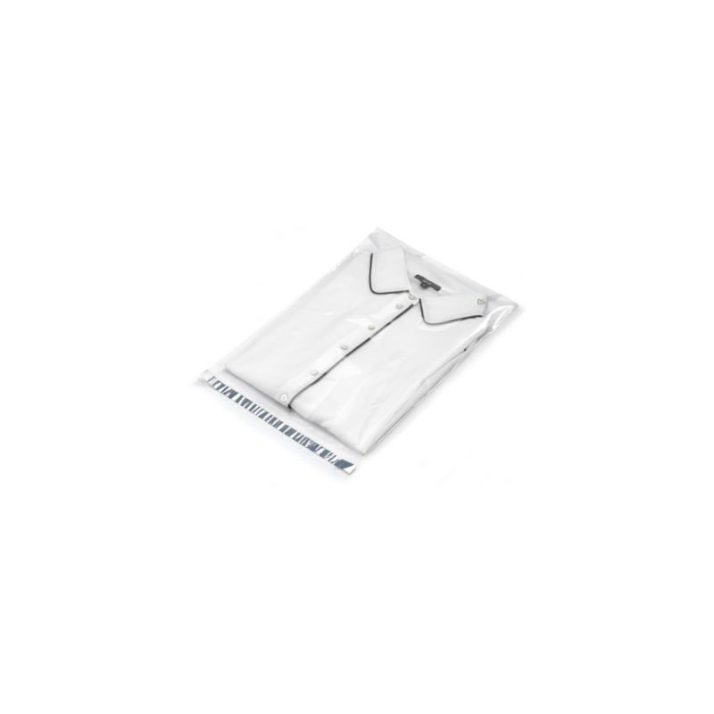 Sachet plastique transparent haute brillance à fermeture adhésive 40 microns 16,5x24 cm - Paquet de 1000
