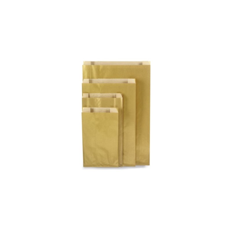 Pochette cadeau kraft or 31 x 47 x 8 cm - Paquet de 250