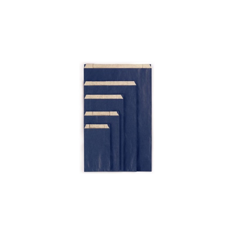 Pochette cadeau kraft bleu marine 31 x 47 x 8 cm - Paquet de 250