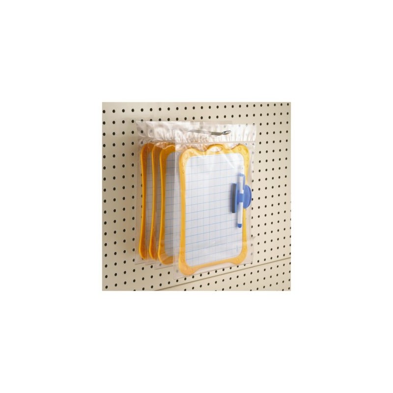 Sachet plastique transparent haute brillance à trou de suspension européen 23x32 cm - Paquet de 1000