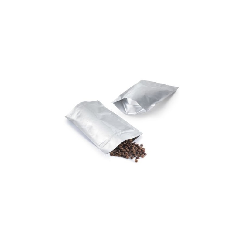 Sachet plastique zip aluminium opaque à soudures étanches 12x18 cm - Paquet de 250