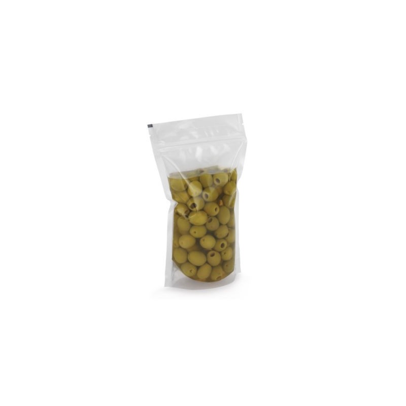 Sachet plastique zip transparent à soudures étanches 500 ml - Paquet de 250