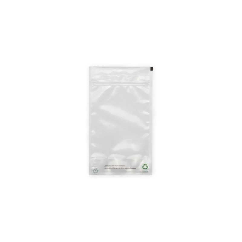 Sachet plastique zip transparent à soudures étanches 750 ml - Paquet de 250