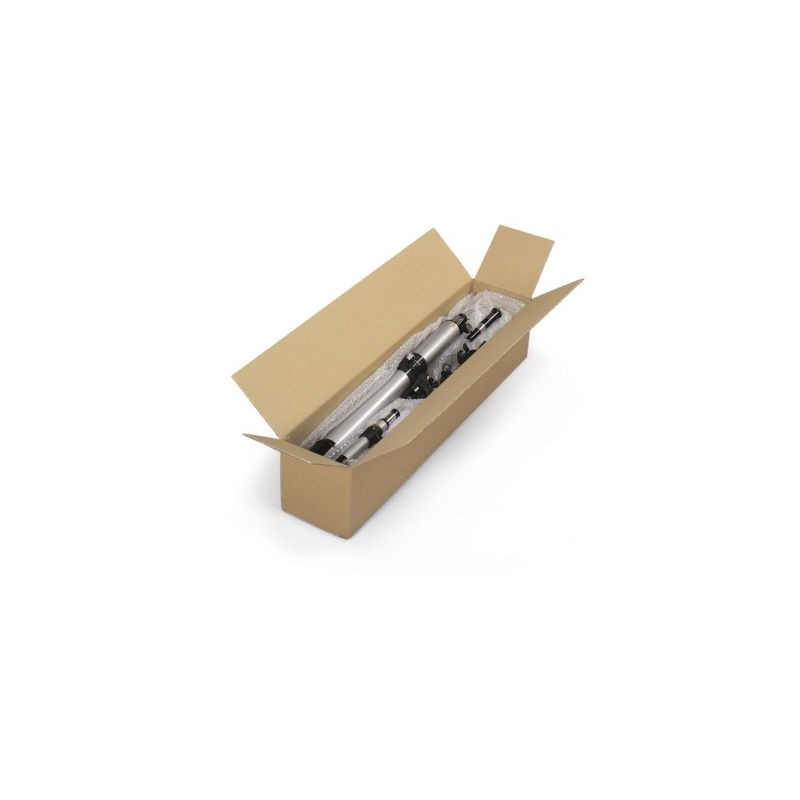 Caisse carton longue double cannelure à grande ouverture RAJA 130x20x20 cm - Lot de 10