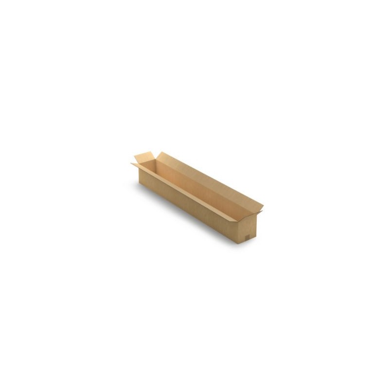 Caisse carton longue double cannelure à grande ouverture RAJA 150x20x20 cm - Lot de 10