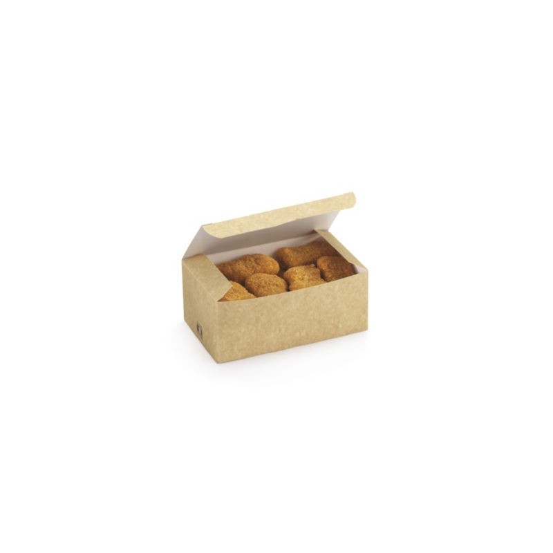 Lunch box en carton 145x85x60 mm - Paquet de 250