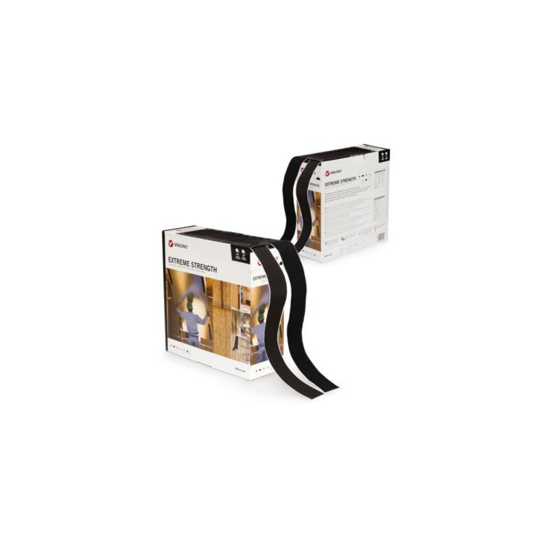 Fixation adhésive pour charges lourdes 50 mm x 25 m