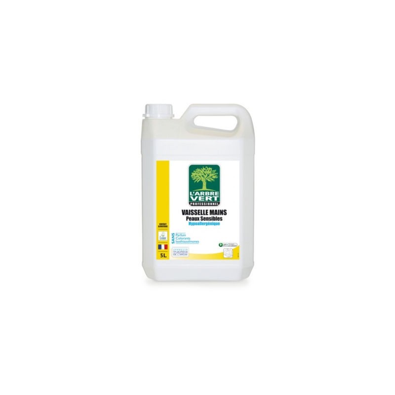 Liquide vaisselle main L'ARBRE VERT bidon 5 litres