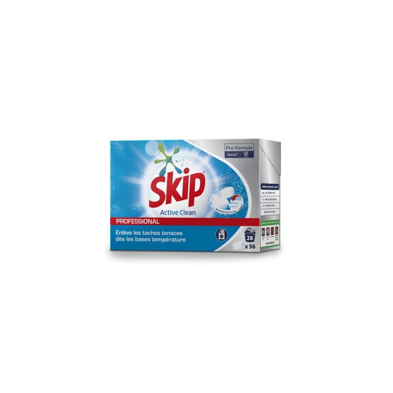 Lessive tablettes SKIP Tablets Professional - Paquet de 168