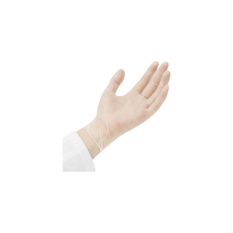 Gants à usage court vinyles économiques non poudrés XL 10 - Paquet de 100