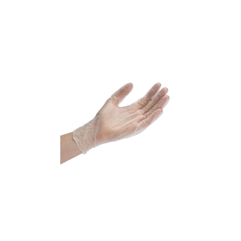Gants usage court en vinyle poudrés économiques XL 10 - Paquet de 100