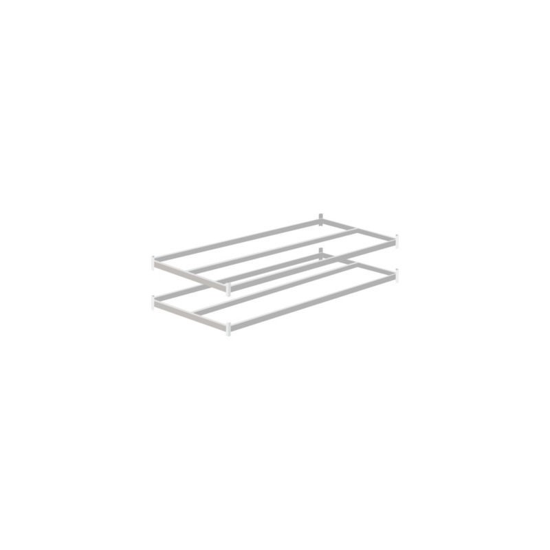 Lot de 2 tablettes supplémentaires 60x124 cm pour Rayonnage Prospace+ - Paquet de 2