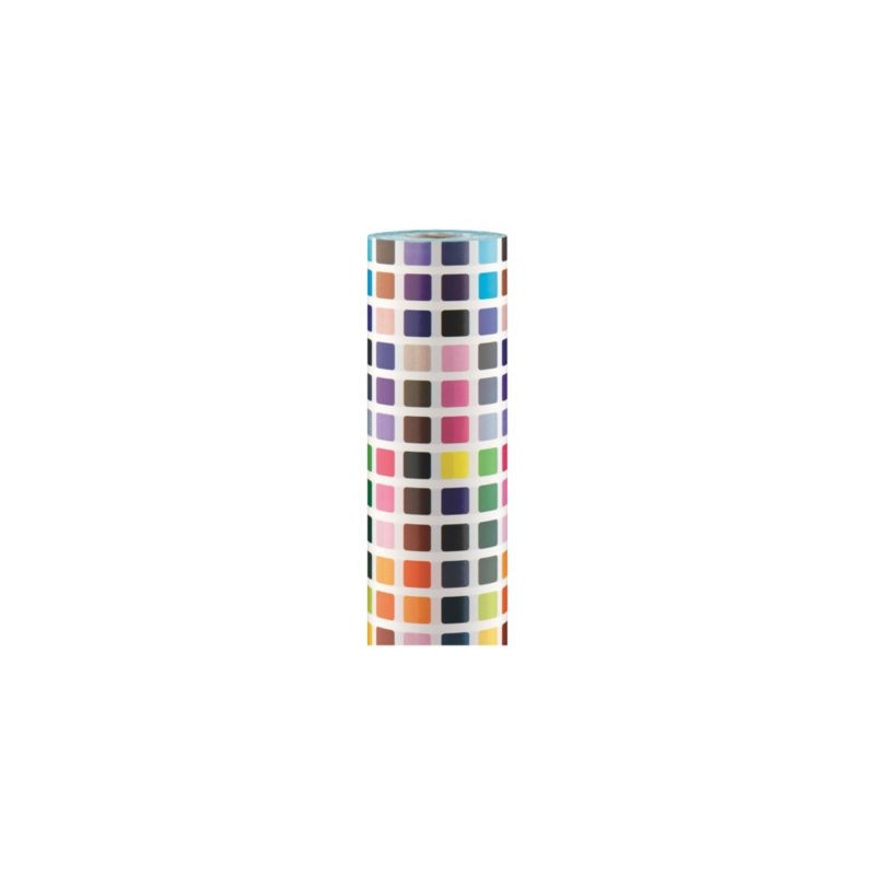 Papier cadeau "Cubicolor" 70 cm  x 100 m