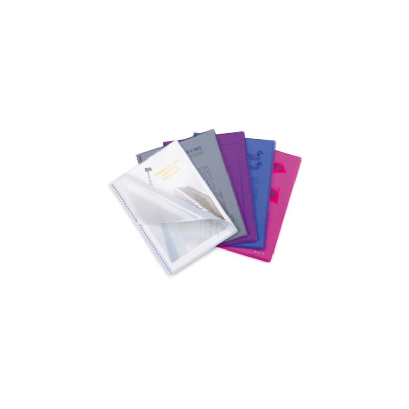 Protège-documents couleur transparent Le Lutin OXFORD 30 pochettes - Lot de 5