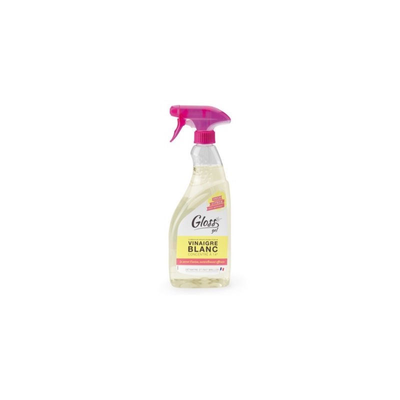 Nettoyant  vinaigre blanc concentré GLOSS - Lot de 2