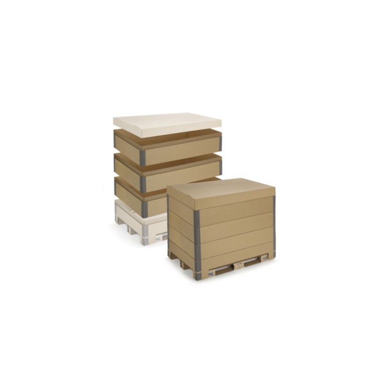 rehausse carton KAYPAL 117x77x20 cm - Lot de 3