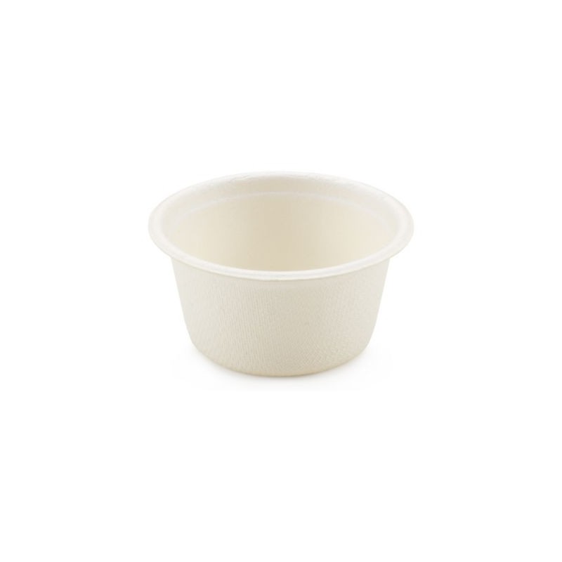 Petit pot en canne à sucre 60 cc - Paquet de 100 x 3
