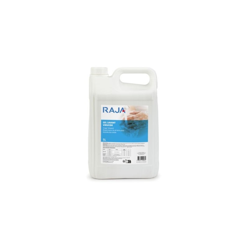 Gel lavant virucide RAJA bidon de 5 l
