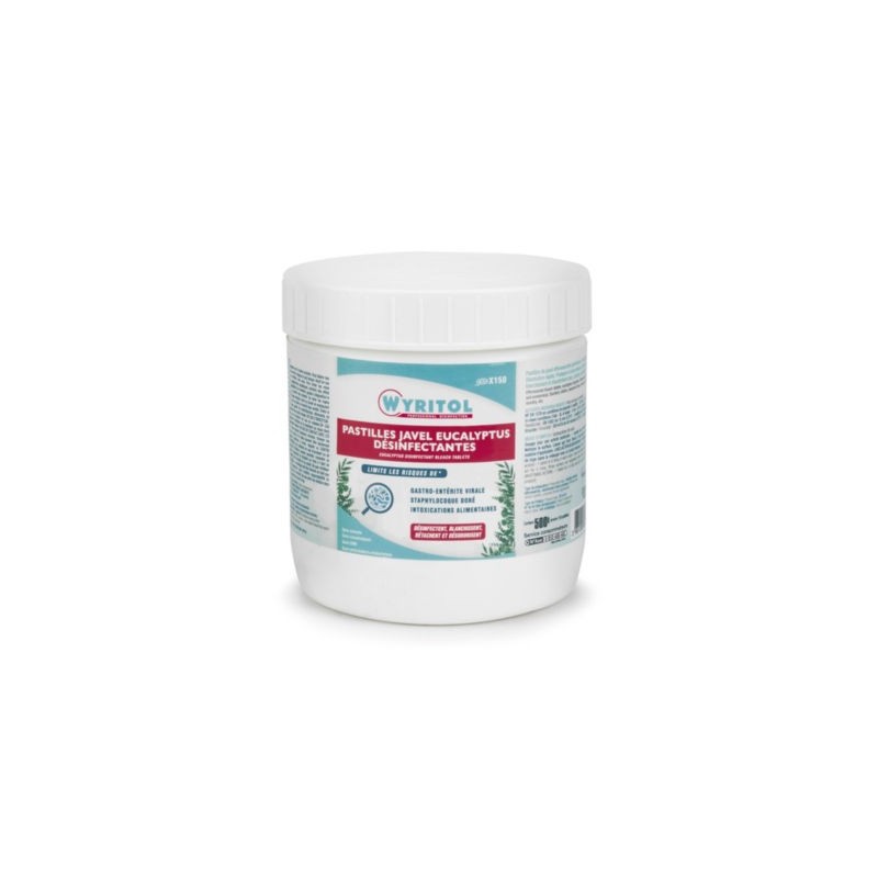 Pastille javel WYRITOL 500 g - Paquet de 150