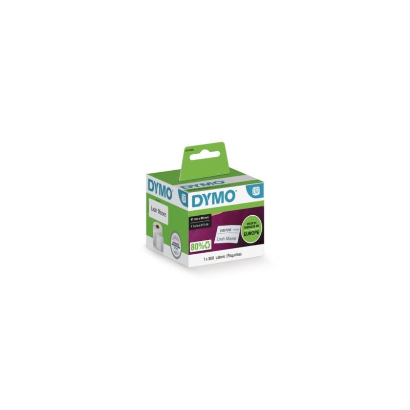 Étiquette adhésive repositionnable pour DYMO Label Writer 41x89 mm - Paquet de 300