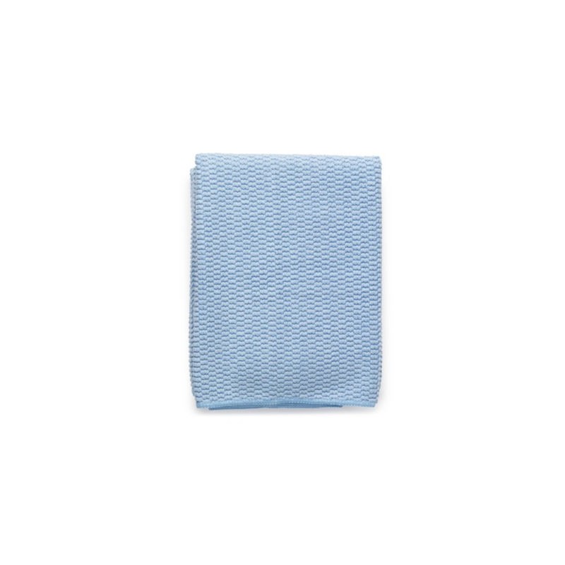 Lavette microfibre recyclée bleu SPONTEX - Paquet de 5