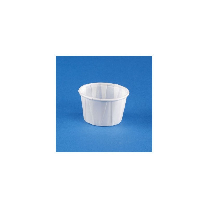 Petit pot alimentaire papier plissé 30 ml - Paquet de 250 x 6