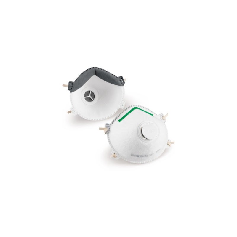 Masque anti poussière HONEYWELL coque FFP2D avec soupape - Lot de 20