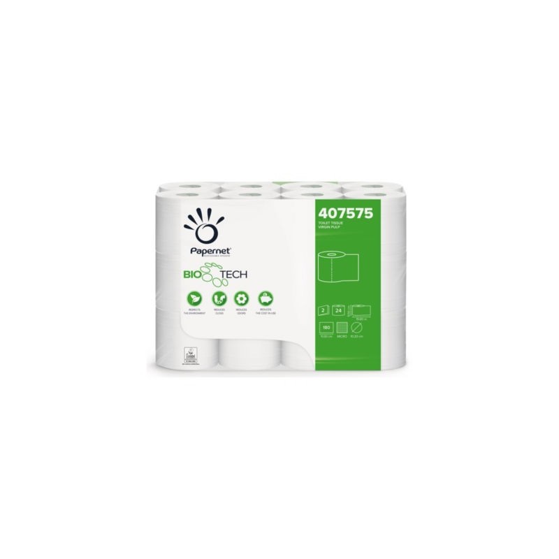 Papier toilette PAPERNET blc 24 rouleaux - Vendu par 24