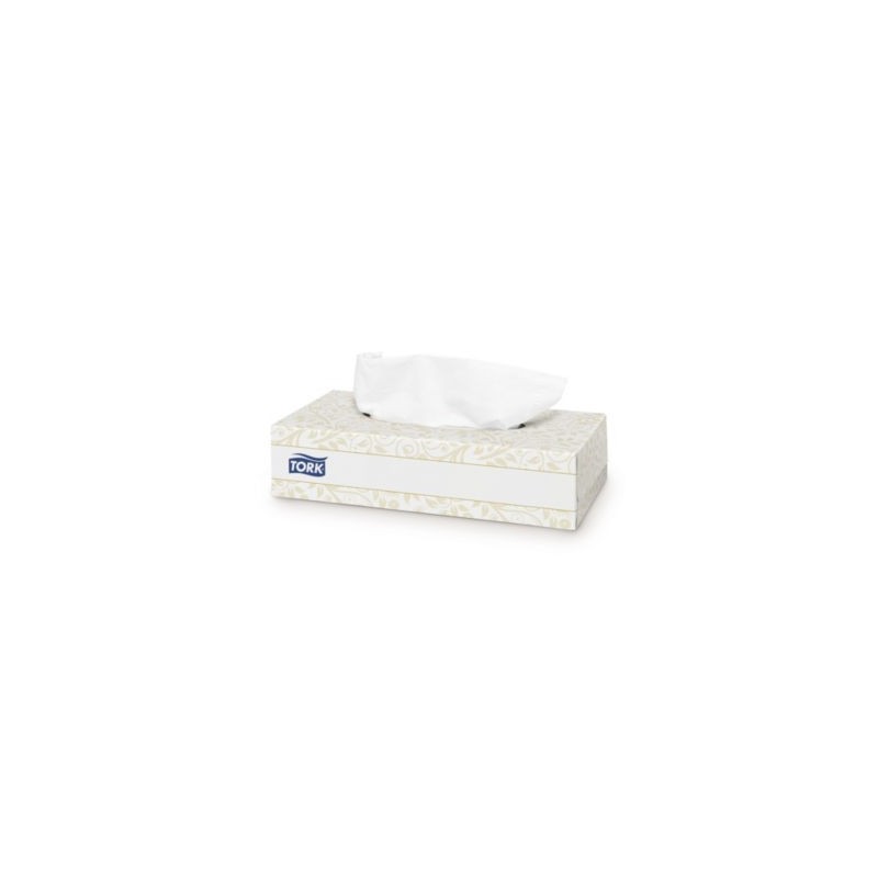Mouchoirs en papier TORK - boite rectangulaire de 100 mouchoirs - Paquet de 100 x 10