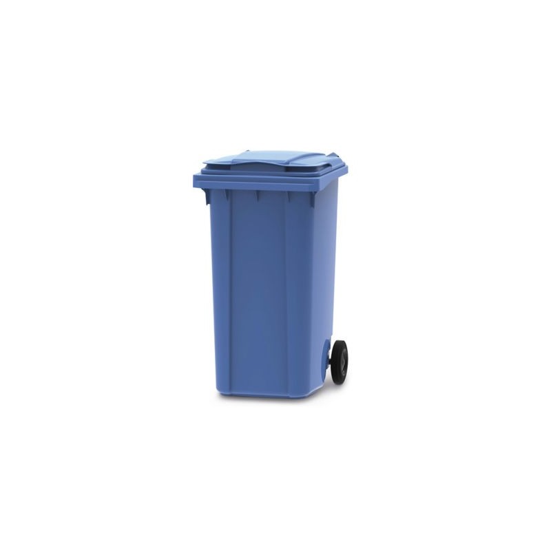 Conteneur 2 roues bleu 240 litres