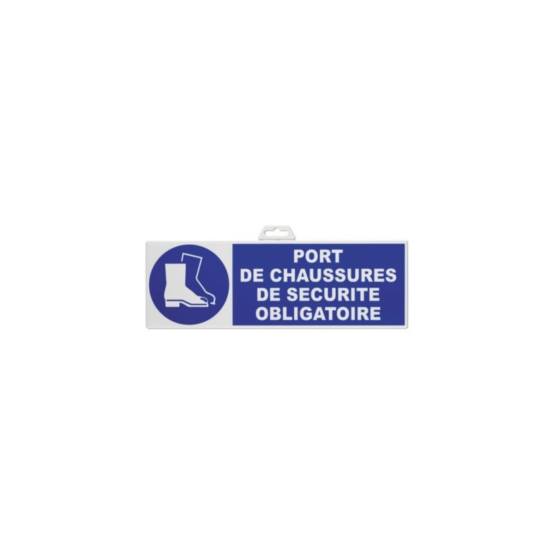 Panneau "port de chaussures de sécurité obligatoire"