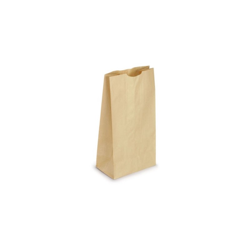 Sac kraft brun sans poignées 18x34x11 cm - Paquet de 500
