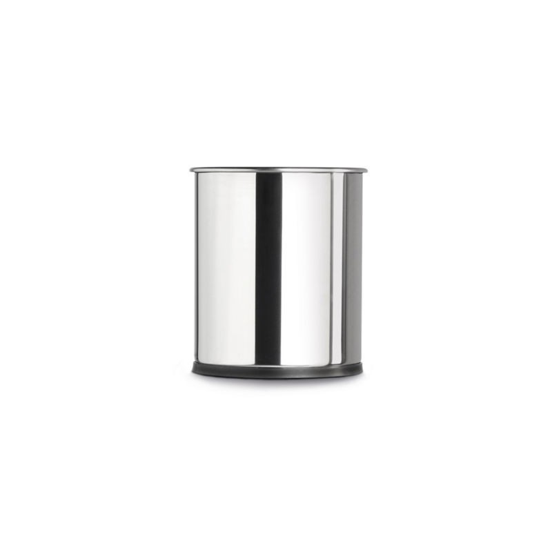 Corbeille à papier PAPEA  inox 8 litres ROSSIGNOL