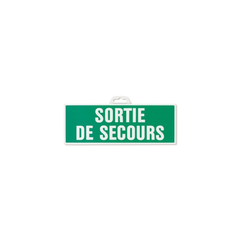 Panneau "sortie de secours"