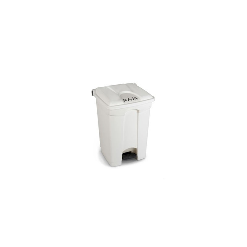 Poubelle à pédale RAJA blanc 45 litres