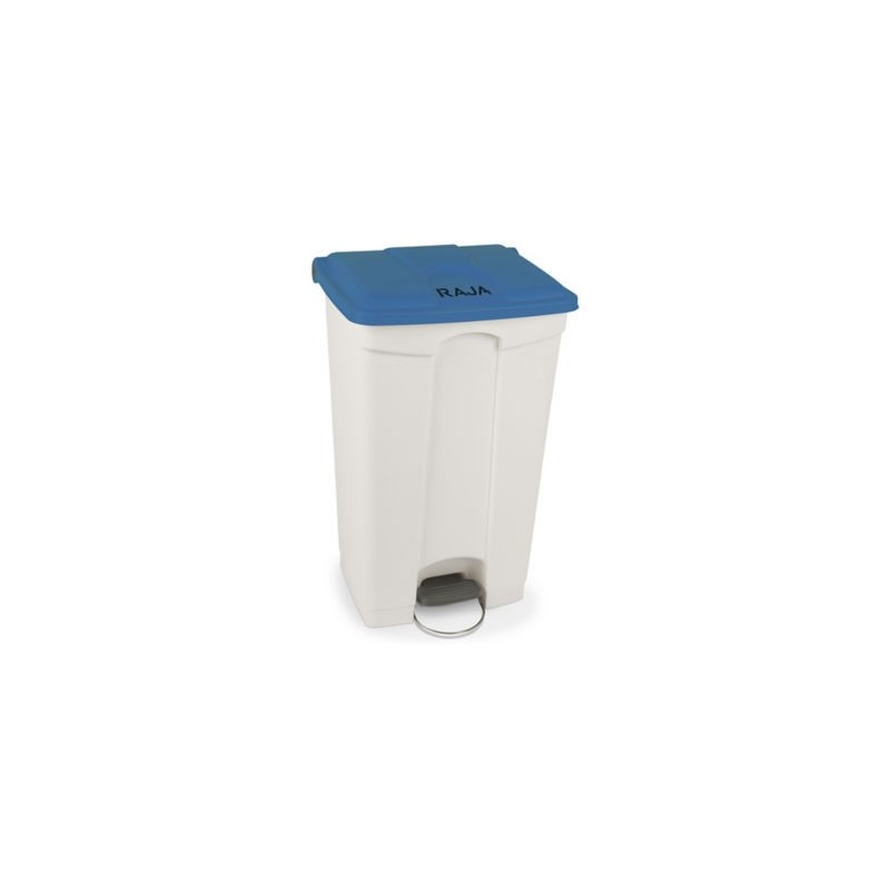 Poubelle à pédale RAJA bleu 90 litres