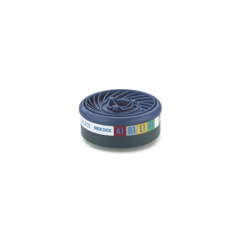 Filtre ABEK 1 pour demi masque 7002 MOLDEX - Paquet de 10