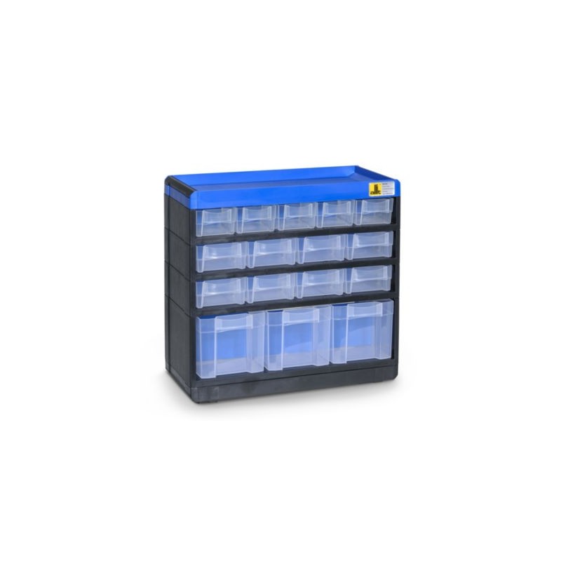 Bloc tiroirs plastique 16 tiroirs