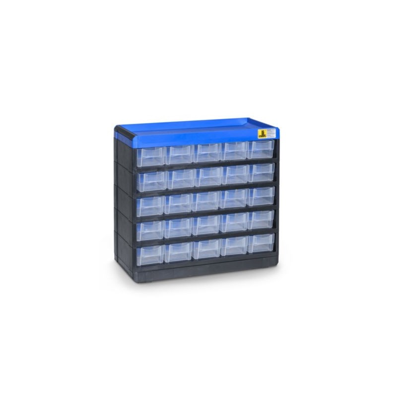 Bloc tiroirs plastique 25 tiroirs