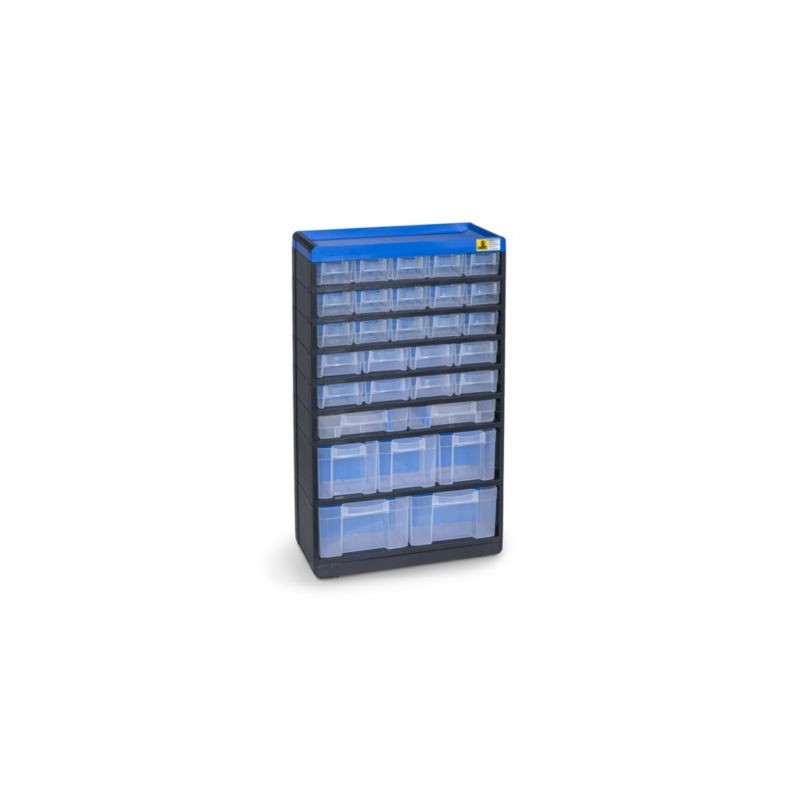 Bloc tiroirs plastique 30 tiroirs