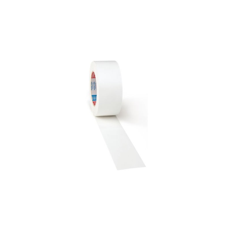 Ruban toile satinée blanc étanche haut de gamme TESA 50 mm x 25 m - Lot de 6