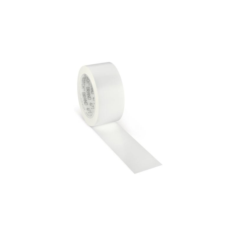 Ruban vinyle de marquage blanc 3M 50 mm x 33 m