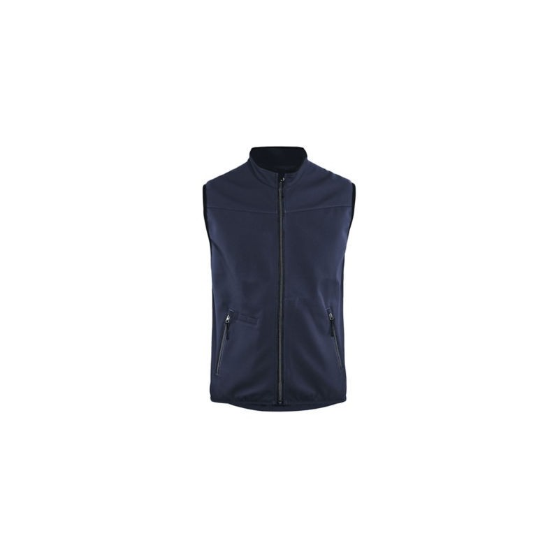 Gilet softshell sans manches stretch BLAKLADER Marine foncé Noir S