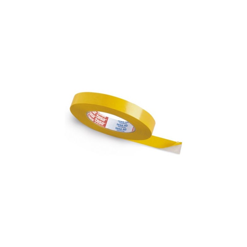 Ruban adhésif double face fin non tissé TESA 19 mm x 50 m - Lot de 16