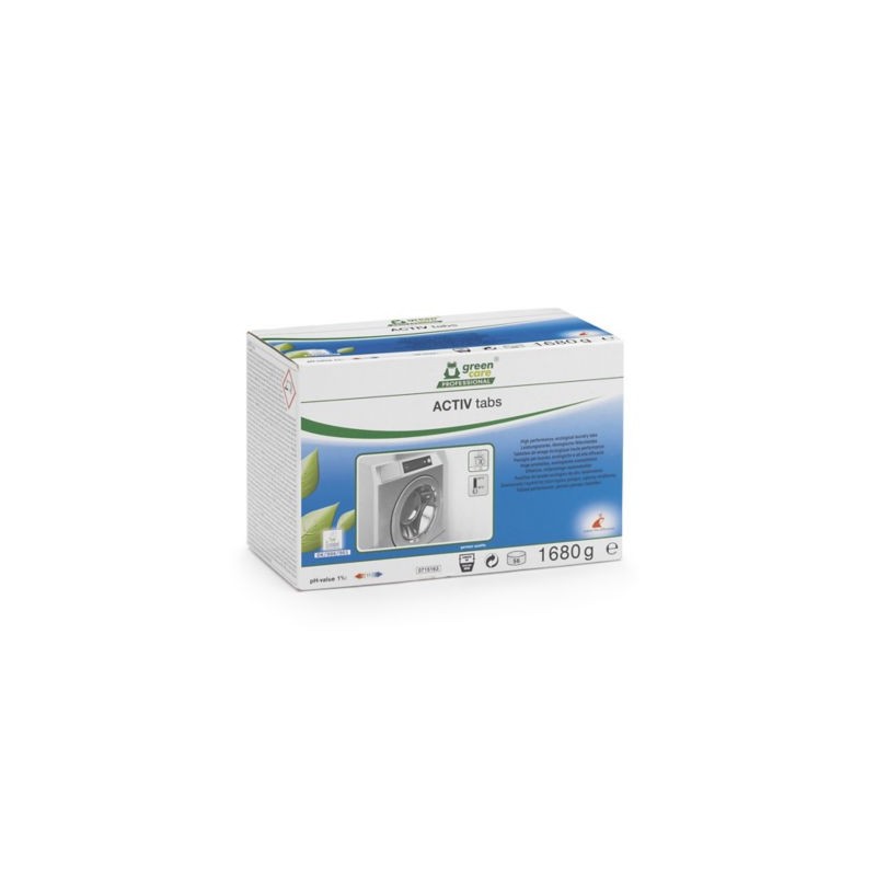 Lessive tablette ACTIV tabs GREEN CARE PROFESSIONAL - Paquet de 56