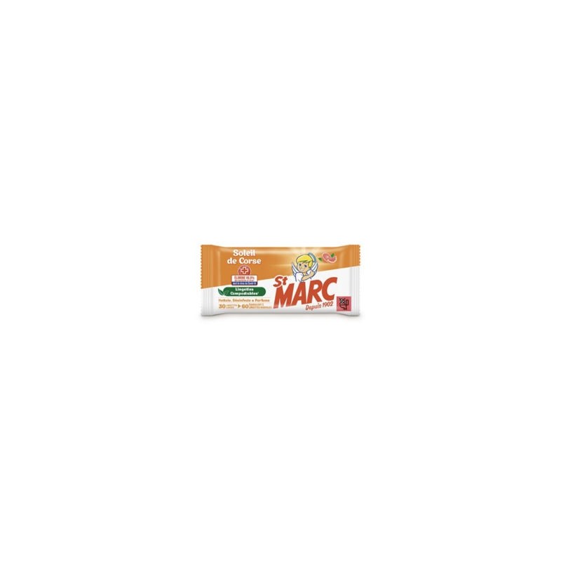 Lingette multi-usages soleil de Corse St MARC - Paquet de 30 x 2